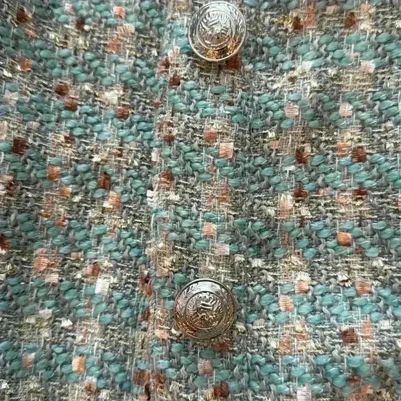 New NWT L’Agence Bridges Tweed Cropped Jacket L'Agence Retails $675.00 - Picture 5 of 5